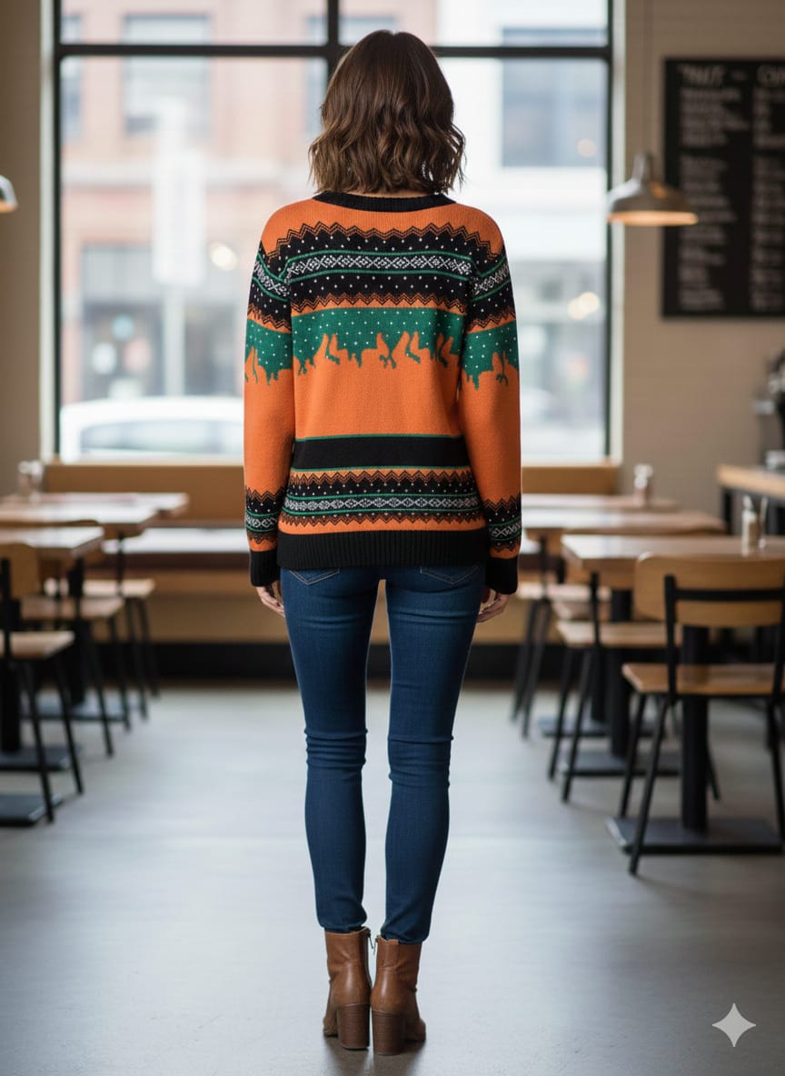 BoxLunch Exclusive: My Hero Academia Katsuki Bakugo "Plus Ultra" Knitted Holiday Sweater