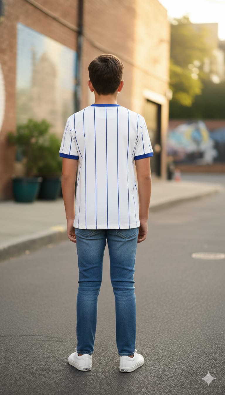 Baller Style: Eighty Eight "Los Angeles" Striped Tee