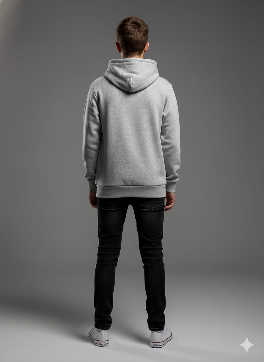 REAL MANEco-Comfort Men’s Hoodie – black (Recycled Cotton Blend)