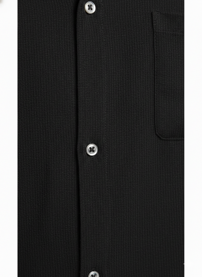 Authentic Vintage H&M Divided "Night Shadow" Relaxed Fit Black Casual Shirt