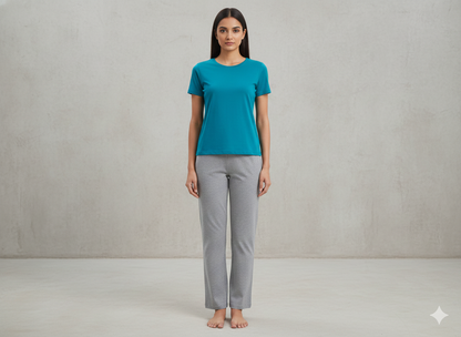 Van Heusen Woman Premium Lounge Pant - Export Surplus (Size: L) - Grey