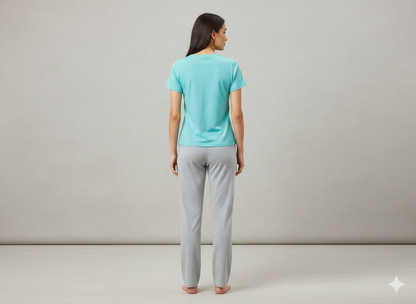 Van Heusen Woman Premium Lounge Pant - Export Surplus (Size: L) - Grey