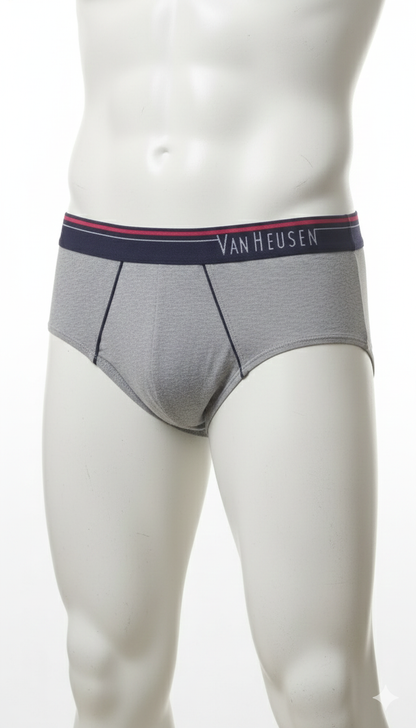 Exclusive Export Surplus Underwear: Van Heusen Men's Premium Cotton Brief 🩲 | Ultra-Soft| Royal Blue