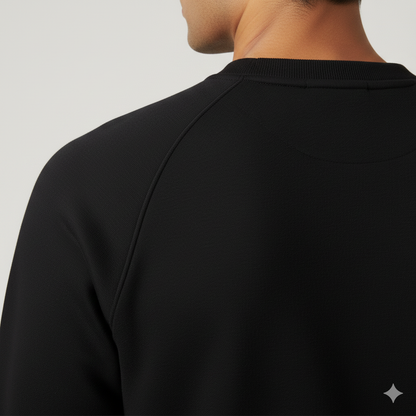Real Man Premium Cotton Fleece Sweatshirt™  – Olive Green🌪️ | Ultra-Stretch & Minimalist No-String Design