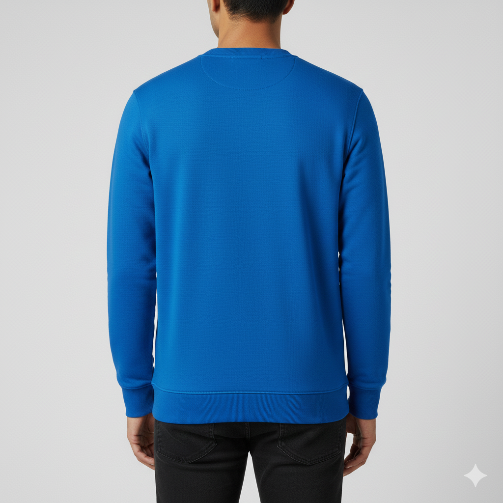 Real Man Premium Cotton Fleece Sweatshirt™  – Olive Green🌪️ | Ultra-Stretch & Minimalist No-String Design