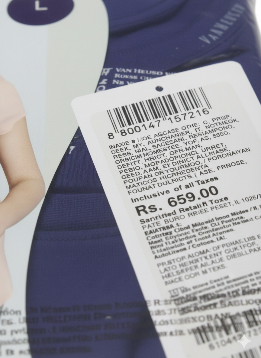 Van Heusen Woman Royal Blue Printed Lounge Tee 🌸 | Ultra-Soft Cotton Modal T-Shirt | Style #55407