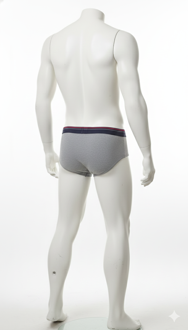 Exclusive Export Surplus Underwear: Van Heusen Men's Premium Cotton Brief 🩲 | Ultra-Soft| Royal Blue