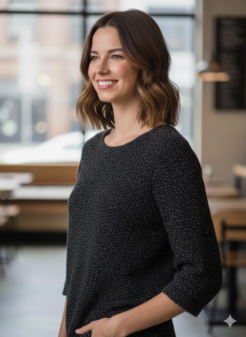 CAPSTREE Women's Premium Textured Knit Sweater