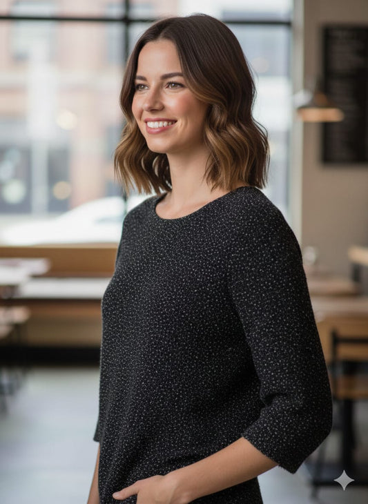 CAPSTREE Women's Premium Textured Knit Sweater