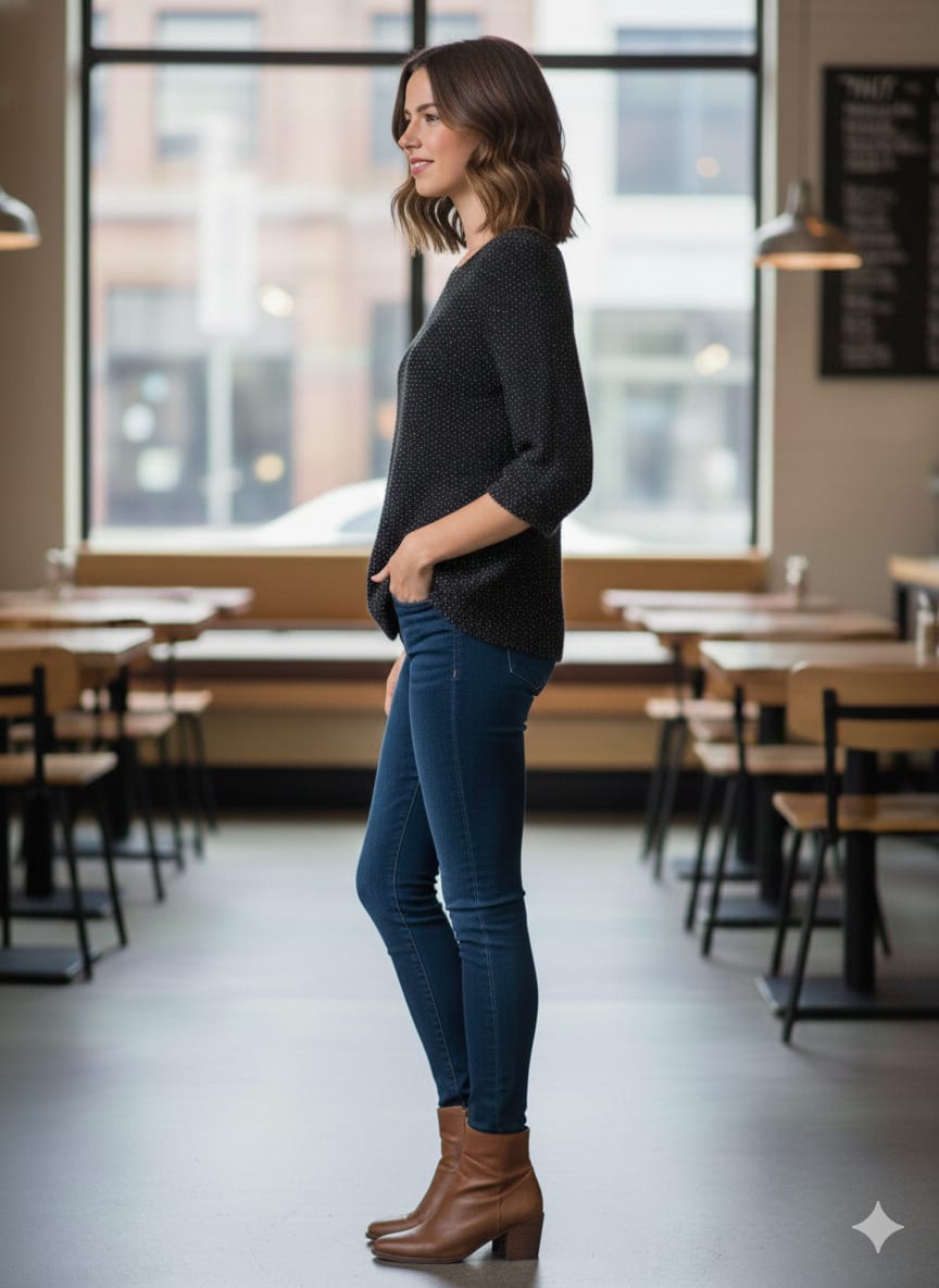 CAPSTREE Women's Premium Textured Knit Sweater