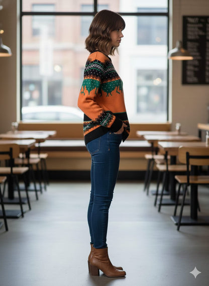 BoxLunch Exclusive: My Hero Academia Katsuki Bakugo "Plus Ultra" Knitted Holiday Sweater