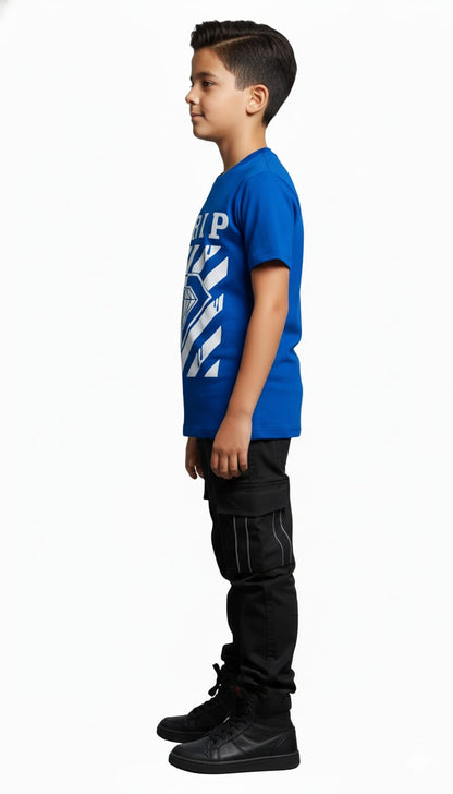 Eighty Eight Premium Blue "DRIP" Graphic T-Shirt - Streetwear Edition