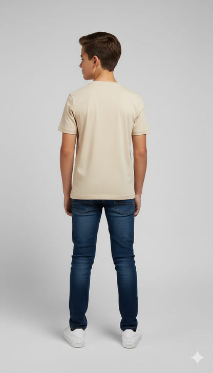 Eighty Eight Premium Beige "GET REKT" Monster Truck Graphic T-Shirt