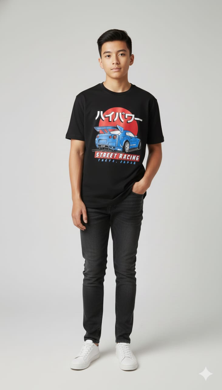 Rev Up Your Style: Eighty Eight Tokyo Street Racing Tee