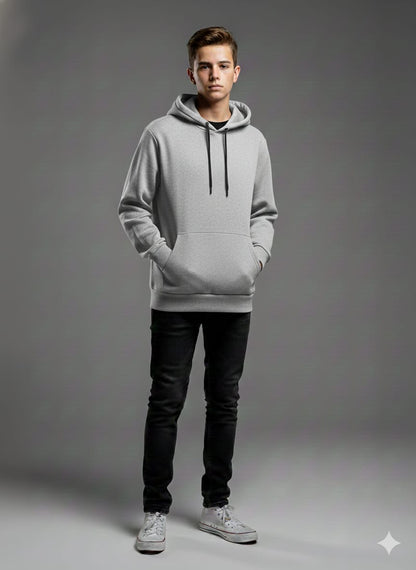 REAL MANEco-Comfort Men’s Hoodie – black (Recycled Cotton Blend)