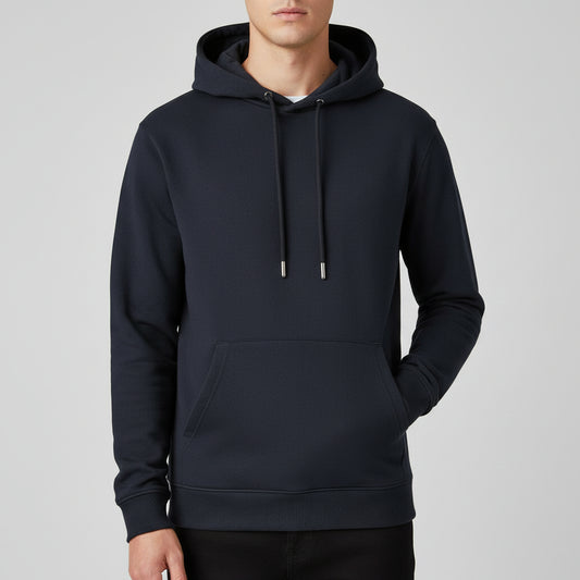 Premium Black Export Surplus Hoody 🖤 | Recycled Eco-Friendly Fabric ♻️ | Sustainable Style ✨