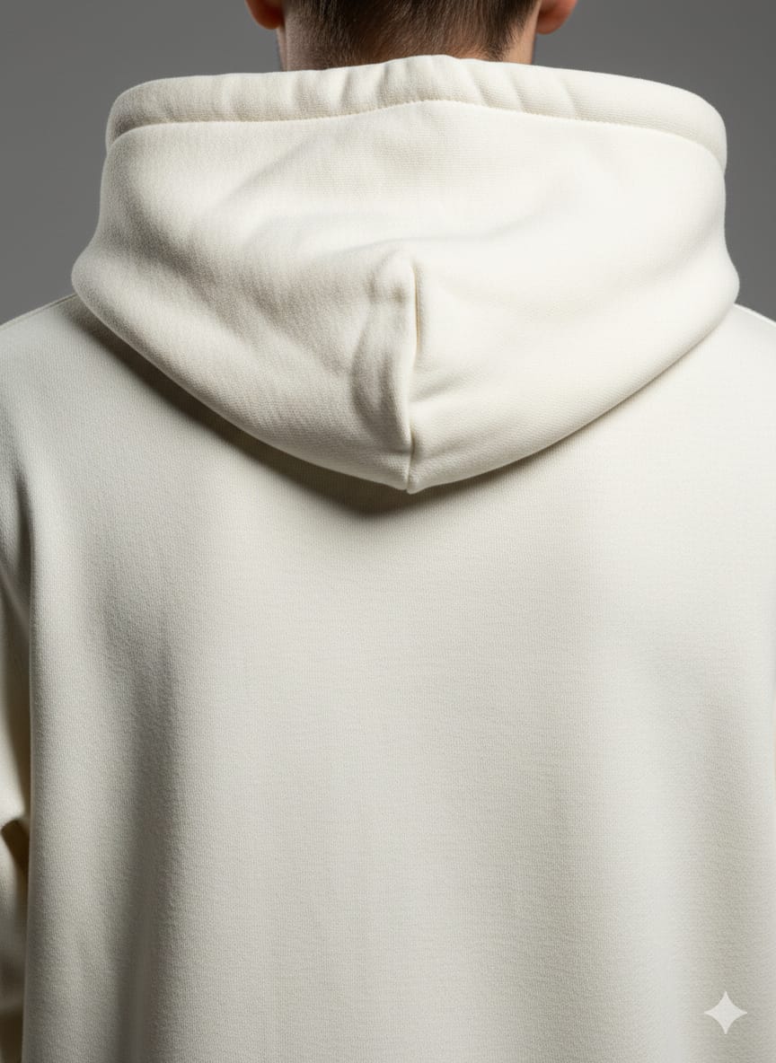 One Brand  Men’s "Last Exit to Paradise" Graphic Hoodie – Off-White (Premium Export Surplus)